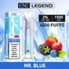 ELUX ENE Legend 4000 Disposable Vape Puff Pod Device - Box of 10