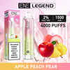 ELUX ENE Legend 4000 Disposable Vape Puff Pod Device - Box of 10