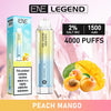 ELUX ENE Legend 4000 Disposable Vape Puff Pod Device - Box of 10