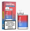 The Crystal CP600 Disposable Vape Puff Mini Pod Box of 10