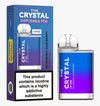 The Crystal CP600 Disposable Vape Puff Mini Pod Box of 10