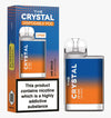 The Crystal CP600 Disposable Vape Puff Mini Pod Box of 10