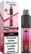 Hayati Pro Max+ 6000 Puffs Vape Kit Box of 5